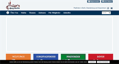 Desktop Screenshot of dpsg-berlin.de